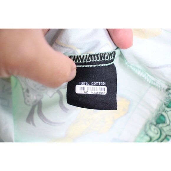 Geeki Tikis Mens Large Mandalorian Baby Yoda Aloha Button Up Hawaiian Shirt K575 - Picture 6 of 7